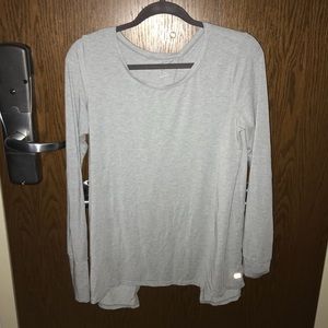 Open Back Workout Shirt